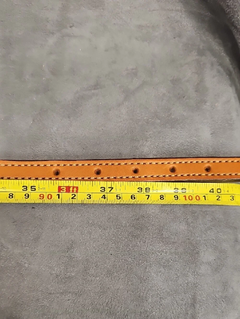 Alamo Saddlery Leather Belt Western Harness Braided Rawhide 36-40 Cowgirl Cowboy